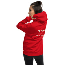 Load image into Gallery viewer, EMOTIONALLY UNAVAILABLE HOODIE RED 2
