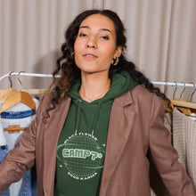 Load image into Gallery viewer, CAMP&amp;* Globe Logo Fall Capsule Unisex hoodie
