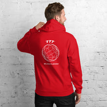 Load image into Gallery viewer, BRUCE777* GLOBE HOODIE RED
